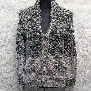 Wilfred Free Womens Gray 10% Alpaca Italian Yarn Cardigan Sweater Size XS
